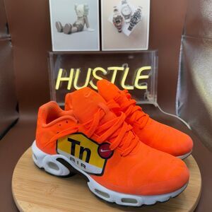 Nike Air Max Plus Total Orange Big Logo Men’s Sz 8